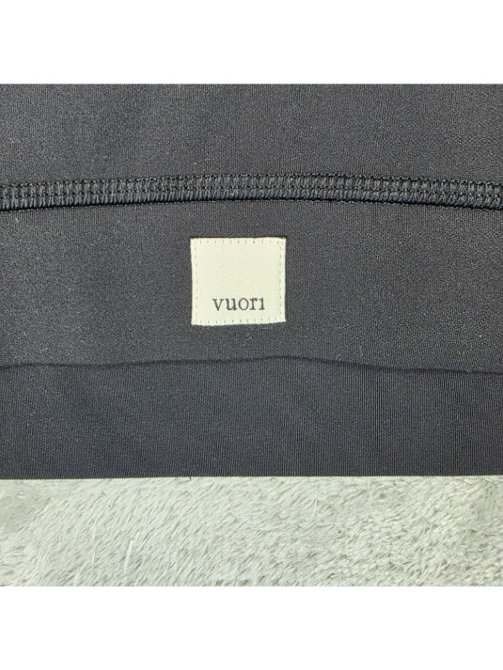 Vuori Mindset Sports Bra Womens M Black Crossback Lined Stretch Yoga Athletic - Picture 3 of 8
